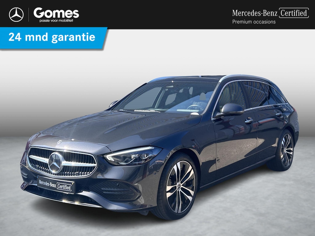 Mercedes-Benz C-klasse Estate 180 | Panoramadak | Luxury | Privacy Glas Achter | KEYLESS GO Pakket | Apple CarPlay | Android Auto | Elektrisch Verstelbare Voorstoelen + Memory | Dodehoekassistent
