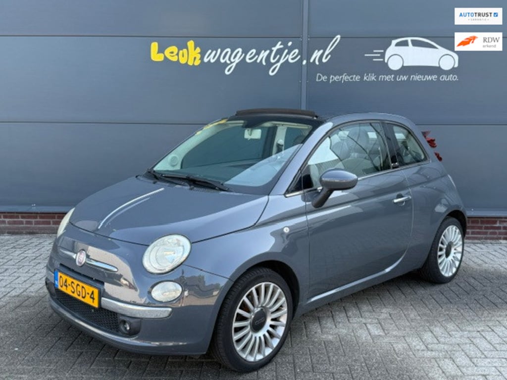Fiat 500C 0.9 TwinAir Lounge Cabrio *airco *bluetooth *16"