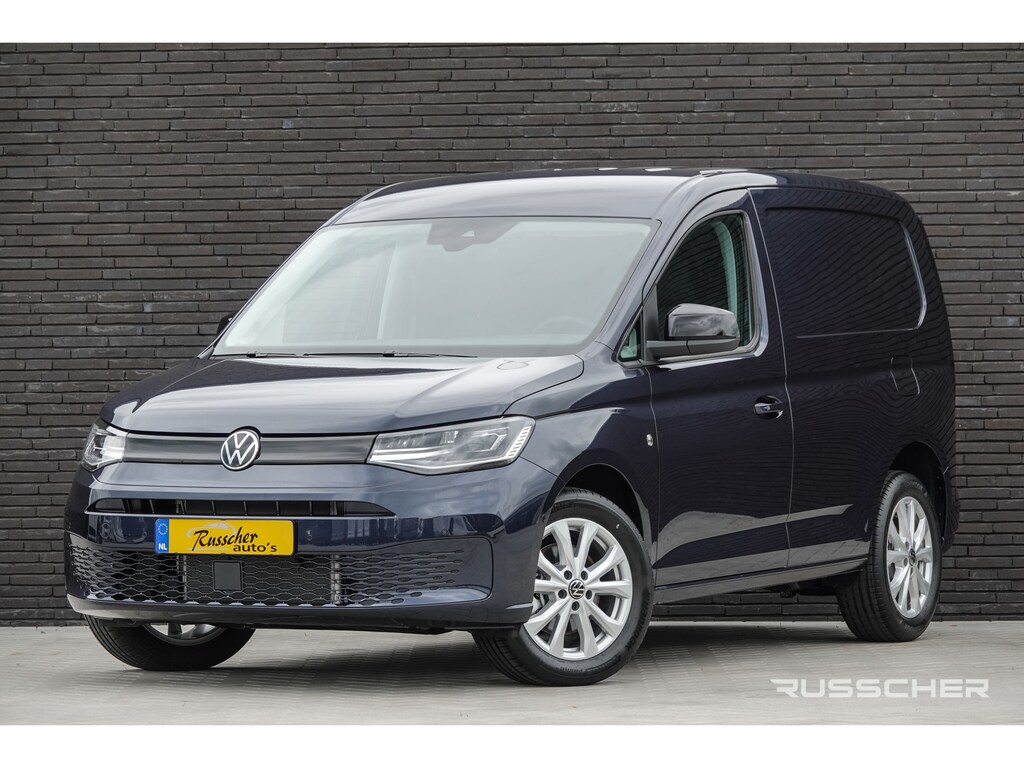 Volkswagen Caddy Cargo L1 | 2.0Tdi 122Pk Aut. | Style | Stoel-Stoel | Achteruitrijcamera | 17'' | Starlight Blue