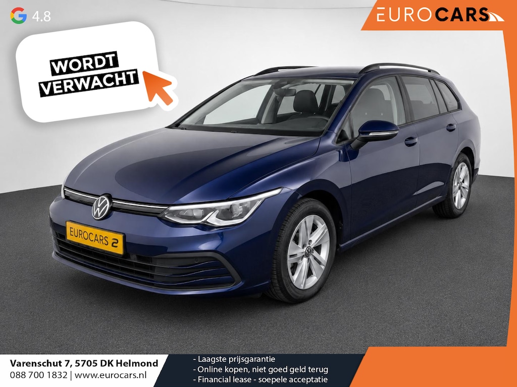 Volkswagen Golf Variant 1.5 eTSI Life Business Automaat Trekhaak Airco ECC Navi Carplay Adaptive Cruise Control Full LED Stoel/stuurwielverwarming PDC VA Camera DAB Virtual Cockpit Privacy Glass
