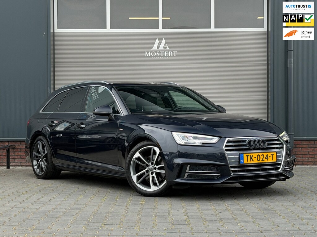 Audi A4 Avant 1.4 TFSI/140pk Sport S line edition|2018|NAP|3x S-line|Trekhaak|Cruise|Elektrische koffer|18" LMV
