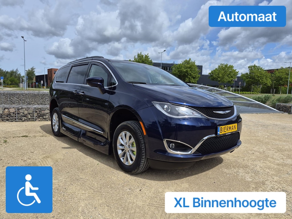 Chrysler Pacifica Rolstoelauto LUXE 5+1 of 4+1 (rolstoel voorin SBS of DFW) XXL-Ombouw 150cm