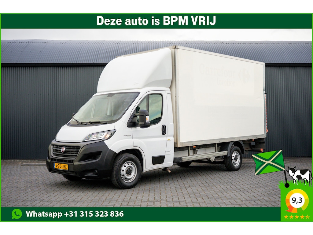 Fiat Ducato 130 Multijet 2.3D | 3-Zits | Bakwagen met laadklep | Cruise | Airco