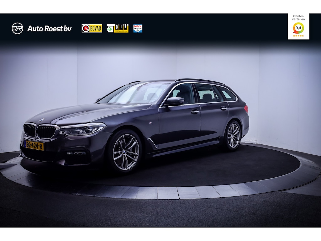 BMW 5-Serie Touring 520iA M-SPORT High Executive FULL LED | MEMORY | HIFI | DAKOTA LEER | STOEL.VERW | 18''LMV