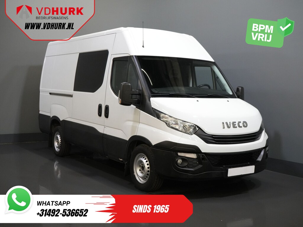 IVECO Daily 35S16V 2.3 L3H2 155 pk Aut. DC Dubbel Cabine EXPORT ONLY 3.5T trekverm./ Climate/ Cruise/ Camera/ Trekhaak