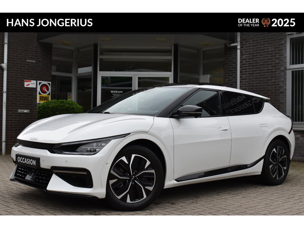 Kia EV6 GT-Line 77.4 kWh SOH 91.7% | TREKHAAK | SCHUIF/KANTELDAK | MERIDIAN | STUUR/STOELVERWARMING | 360 CAMERA | HEAD-UP | ADAPT. CRUISE CONTROL | CLIMATE CONTROL | PDC | LMV