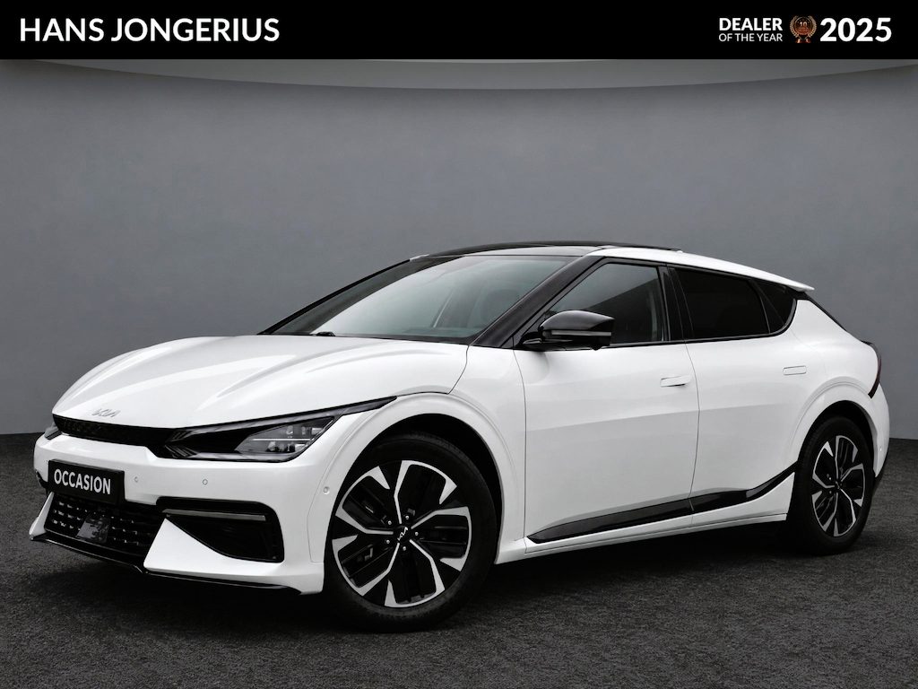 Kia EV6 GT-Line 77.4 kWh SOH 91.7% | TREKHAAK | SCHUIF/KANTELDAK | MERIDIAN | STUUR/STOELVERWARMING | 360 CAMERA | HEAD-UP | ADAPT. CRUISE CONTROL | CLIMATE CONTROL | PDC | LMV