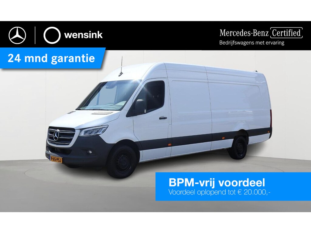 Mercedes-Benz Sprinter 319 CDI | AUT. | L4 H2 | Pro | Achteruitrijcamera | 475 cm Laadvloer | 2-Zits | Parkeercamera | Navigatie | Stoelverwarming | Distronic Plus | Climate Control | Certified