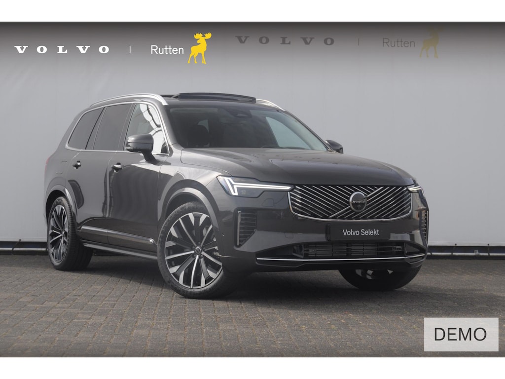 Volvo XC90 T8 408PK Automaat Plug-in hybrid AWD Ultra Bright / Luchtvering / Trekhaak / Panoramadak / Google services / Elektrisch bedienbare voorstoelen met geheugen / Stoelverwarming voor en achter