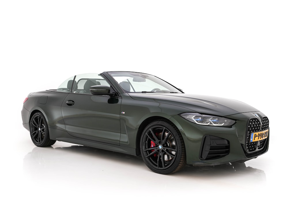 BMW 4-Serie Cabrio M440i xDrive High Executive (INCL-BTW) *LEATHER | LASER-LED | MEMORY-PACK | DIGI-COCKPIT | KEYLESS | HIFI-SOUND | SHIFTPADDLES | CAMERA | DAB | NAVI-FULLMAP | AMBIENTLIGHT | HEAD-UP | TOWBAR | 19''ALU*