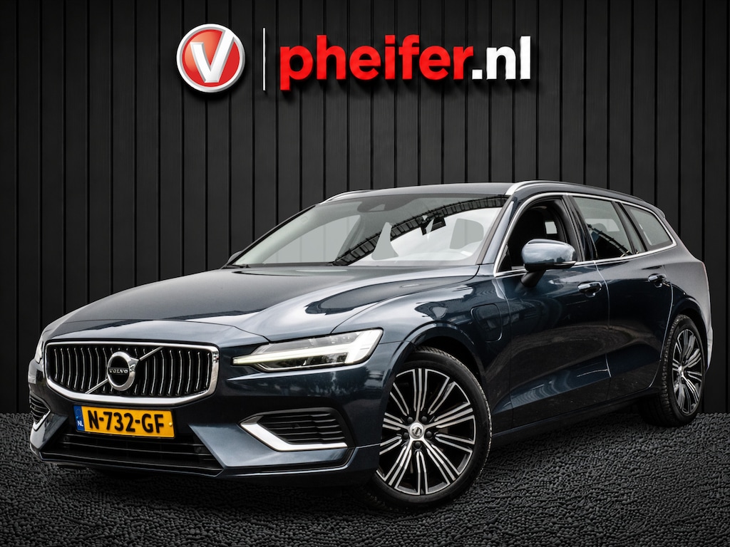 Volvo V60 2.0 T6 Recharge AWD Inscription Expression Leer/ Camera/ Stoel-stuurverwarming/ Dab/ Carplay/ Navigatie/ Elektr. achterklep