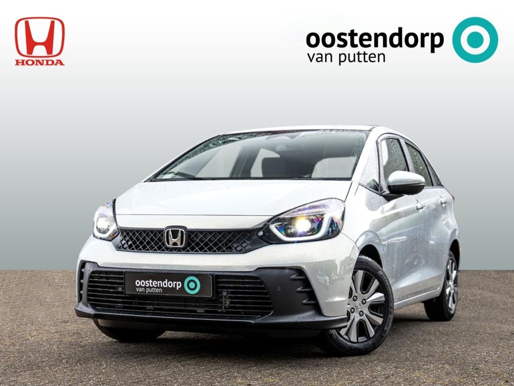 Honda Jazz 1.5 Full Hybrid Elegance Automaat | 8 jaar garantie | Premium Sunlight Silver Metallic | Stoelverwarming | Navigatie | Adaptieve cruisecontrol | PDC