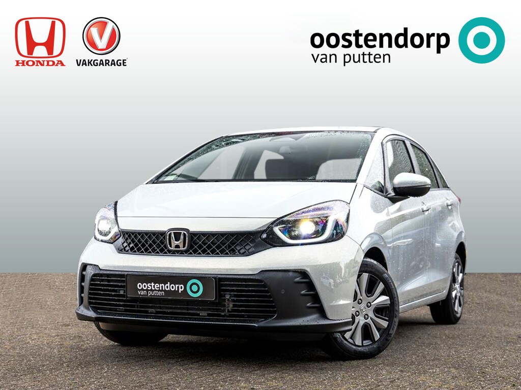 Honda Jazz 1.5 Full Hybrid Elegance Automaat | 8 jaar garantie | Premium Sunlight Silver Metallic | Stoelverwarming | Navigatie | Adaptieve cruisecontrol | PDC