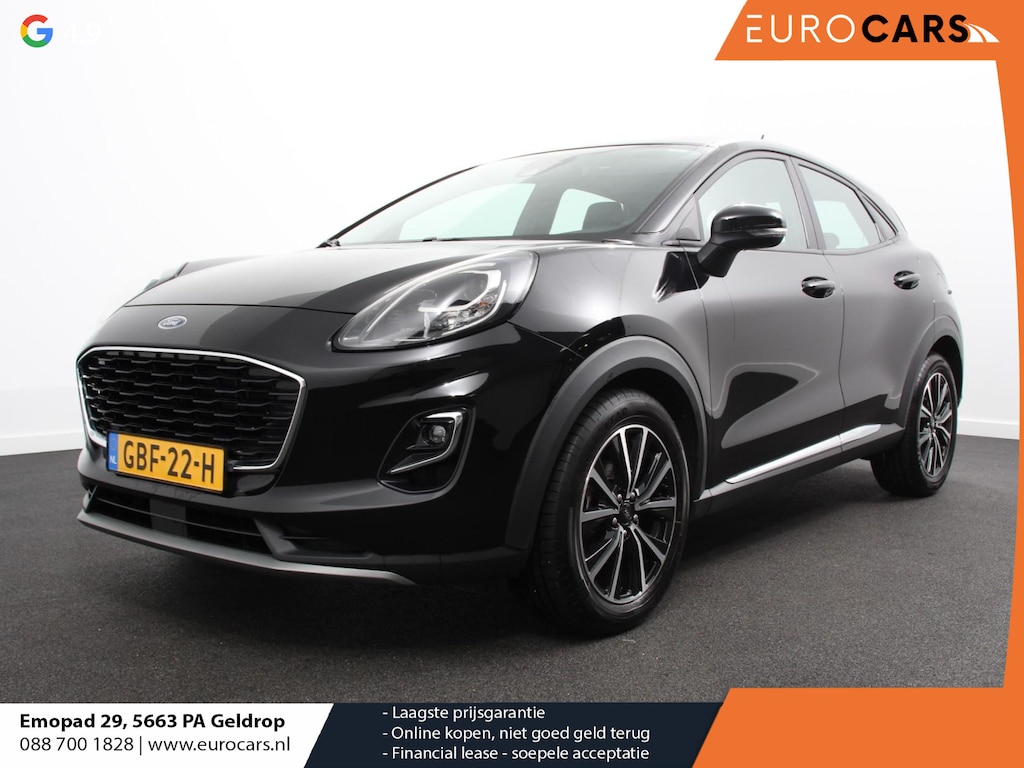 Ford Puma 1.0 EcoBoost 125pk MHEV Titanium Navigatie Apple Carplay/Android Auto Climate Control Led Parkeer sensoren Stoel en stuurverwarming