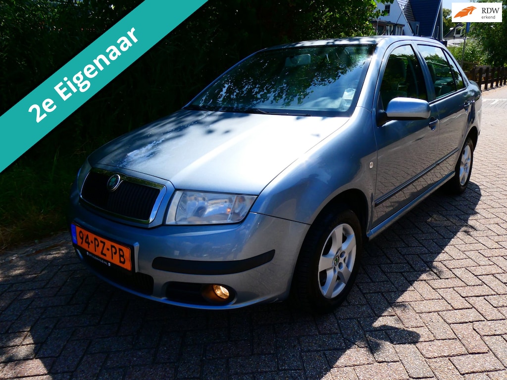 Skoda Fabia 1.4-16V Sedan Automaat 2e eig. Airco Cruise Trekhaak