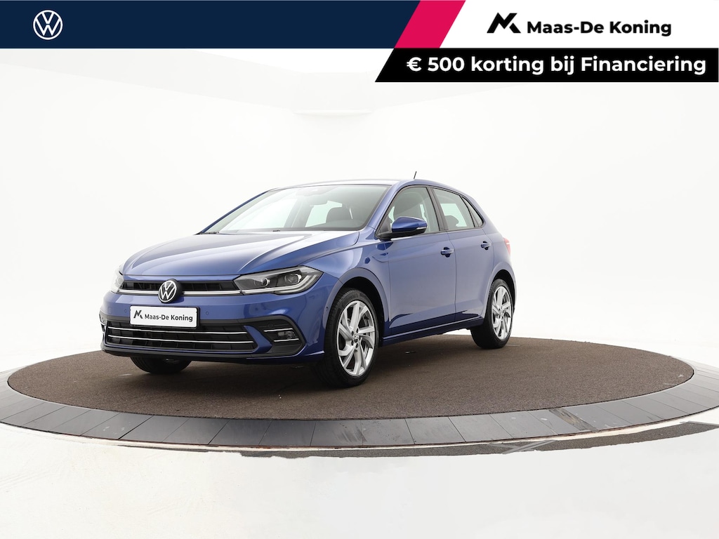 Volkswagen Polo 1.0 TSI 95pk DSG Style · Camera · Dodehoeksensor · Stoelverwarming · ACC · 17"Velgen · Parkeer assistent · Apple/Android Car Play ·
