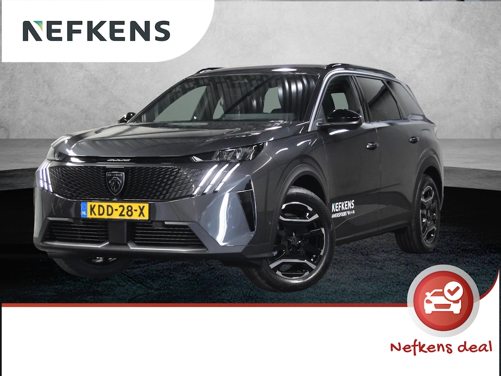 Peugeot e-5008 Allure Long Range 97 kWh 230PK 7p | 1ste eigenaar | AppleCarplay/AndroidAuto | Stoel/StuurVerwarming | Rondomzicht camera | LED | Keyless | Navigatie | Adaptieve Cruise Control | 7-zits | Warmtepomp | Privacy Glass | Isofix | Parkeersensoren |