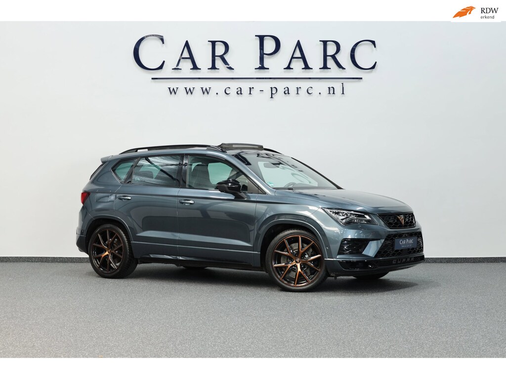 CUPRA Ateca 2.0 TSI 4DRIVE 300+PK LED/VIRTUAL/SFEER/BEATS/PANO/KUIP+ALCANTARA+S.VERWARMING/19" LMV/CAM/ACC/ECC/12 MDN GARANTIE!