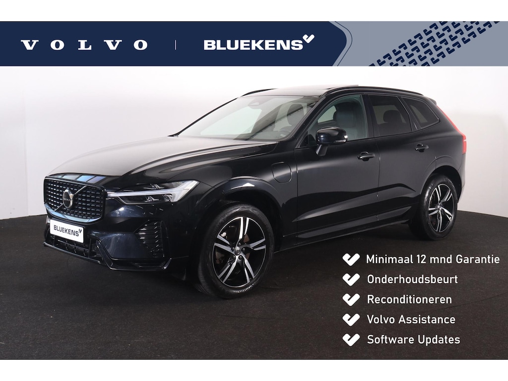 Volvo XC60 T6 Recharge AWD R-Design - LONG RANGE - Panorama/schuifdak - IntelliSafe Assist - Harman/Kardon audio - Adaptieve LED koplampen - Parkeercamera achter - Verwarmde voorstoelen, stuur & achterbank - Parkeersensoren voor & achter - Elektr. bedienb. voorstoelen met geheugen - Draadloze tel. lader - Extra getint glas - Inklapbare trekhaak - 19' LMV