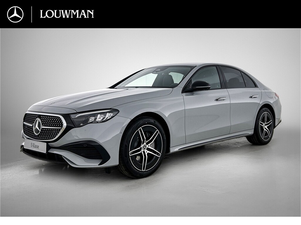 Mercedes-Benz E-klasse 300 e Business Solution AMG | Comfortpakket Plus | Parkeerpakket met 360°-camera | Nightpakket | Winterpakket | Trekhaak | 19-inch vijfspraaks AMG velgen | GUARD 360° | Warmtewerend, donkergetint glas |