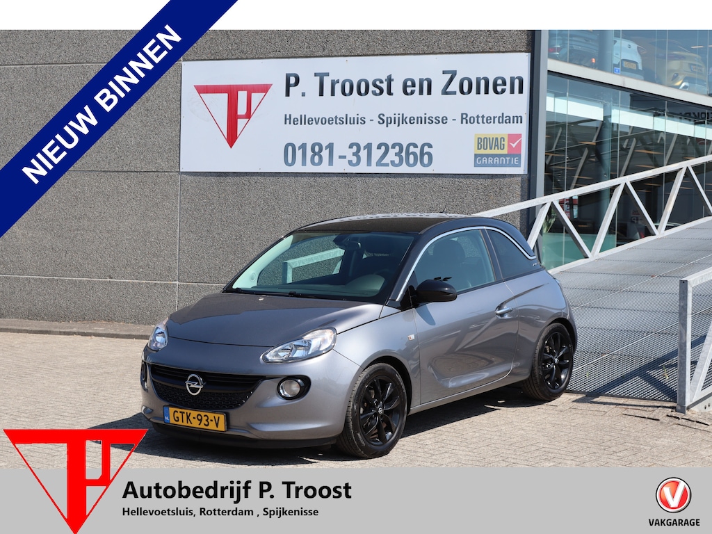 Opel Adam 1.2 Stoelverwarming/Stuurverwarming/Cruise control/Airco/Parkeersensoren/Bluetooth/Licht metalen velgen