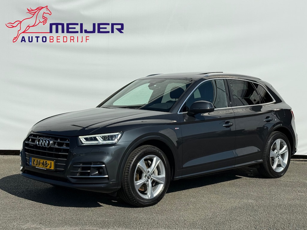 Audi Q5 55 TFSI e quattro S Line|Plug-In|Virtual Cockpit|Panoramadak|Navigatie|Clima|Adap Cruise|LED|Stoelverw|Keyless|Trekhaak !!
