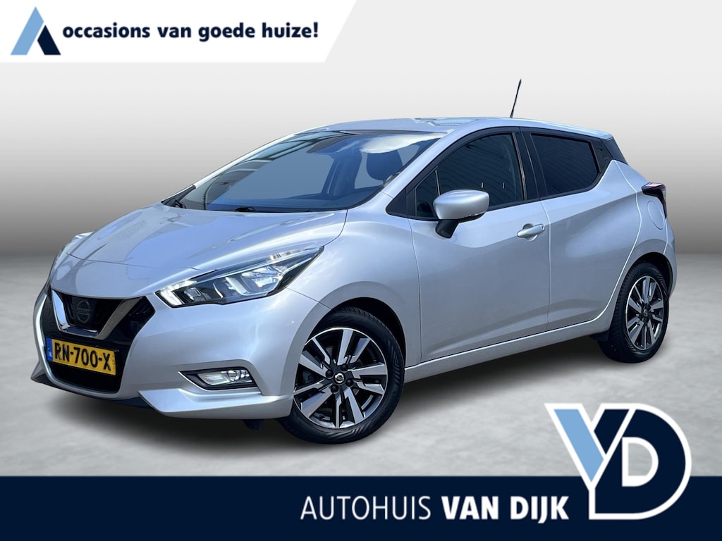 Nissan Micra 0.9 IG-T Business Edition | NL Auto/2e Eig./Voll.Historie/Navi/Camera/Cruise/Clima/DAB/16"/Privacy-Glass
