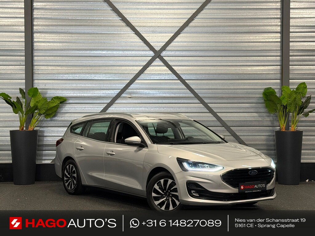 Ford Focus Wagon 1.0 EcoBoost Titanium Hybrid AUT/125-PK/LED/CARPLAY/NAVI/PDC/CLIMATE/RIJMODUS/12-MND-GARANTIE
