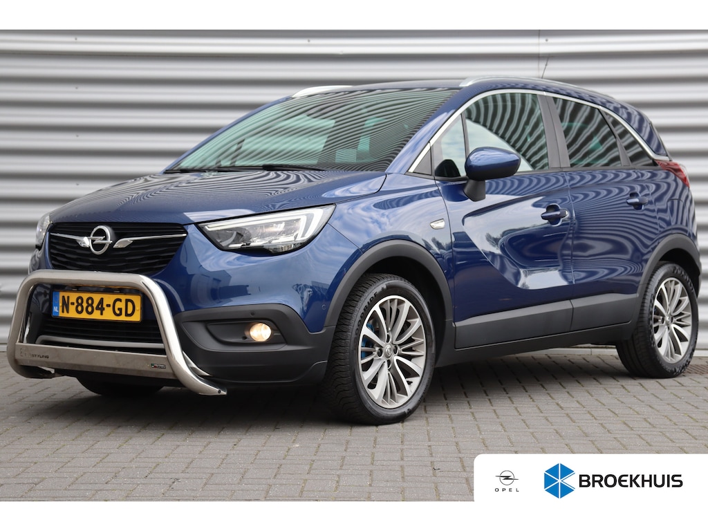 Opel Crossland X 1.2 TURBO 130PK ULTIMATE AUTOMAAT / NAVI / LEDER / CLIMA / LED / PDC / 17" LMV / KEYLESS / WINTERPAKKET / HUD / BLUETOOTH / CRUISECONTROL / NIEUWSTAAT !!