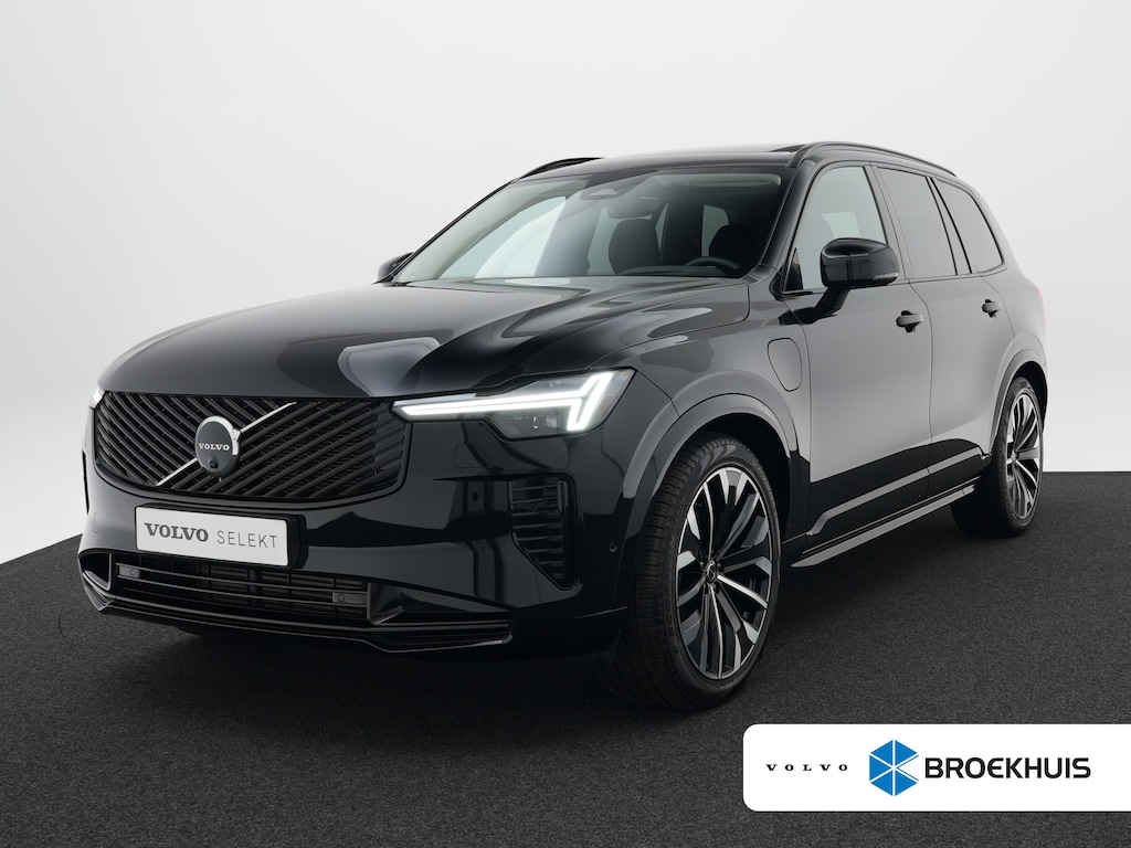 Volvo XC90 T8 Recharge AWD Ultra Dark | Luchtvering | Harman/Kardon | Head-Up | 360° Camera | 21" | Adaptive Cruise | BLIS | Lederen Dashboard