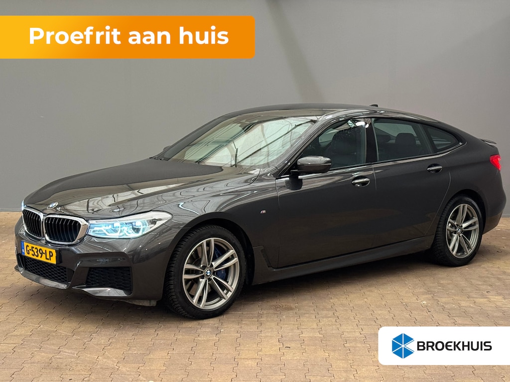 BMW 6-Serie Gran Turismo 640i High Executive 2100KG Trekgewicht | M-Styling | Luxe Lederen Bekleding | Voor + Achter Stoelverwarming | Elek. Stoelen | Elek. Achterklep | Achterspoiler | Achterstoelen verwarmd | Achteruitrijcamera