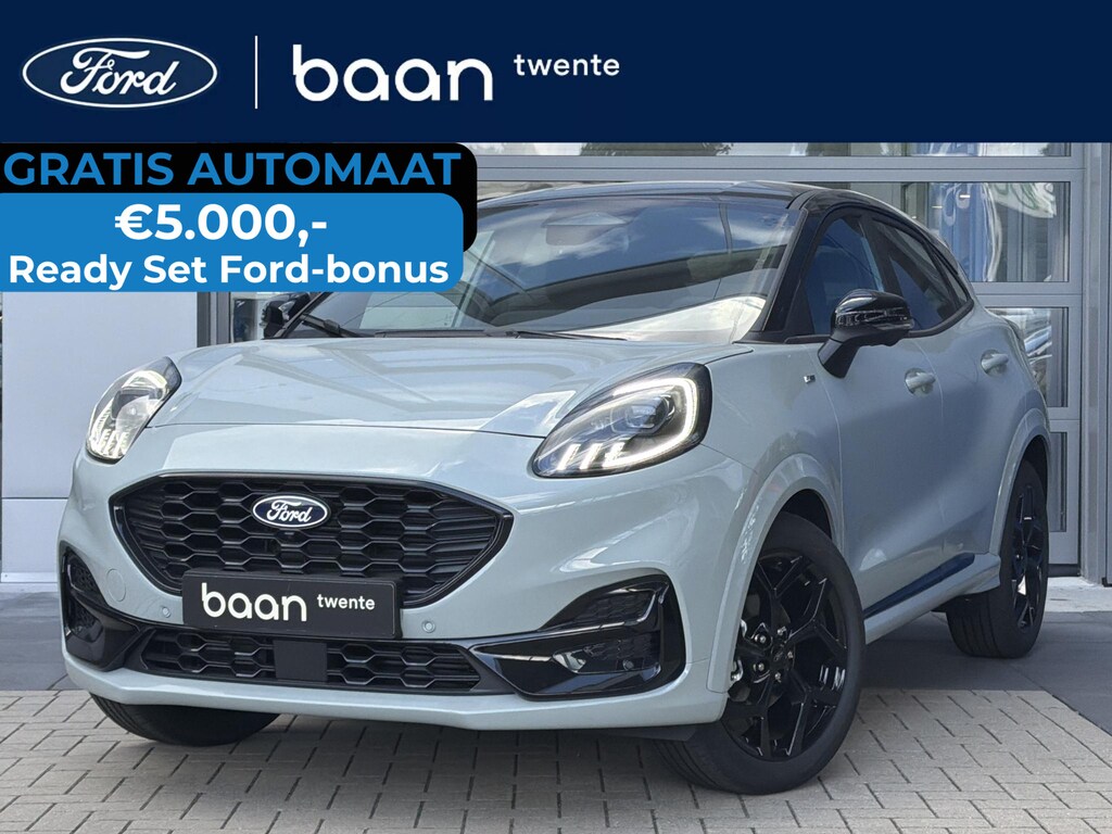 Ford Puma 1.0 155 PK Automaat Hybrid ST-Line | Black Pack | Matrix | Driver Ass. Pack | Winter Pack | 360 Camera |