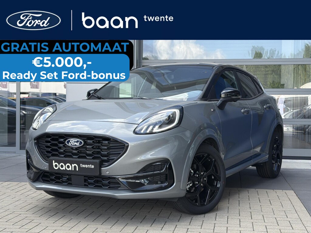 Ford Puma 1.0 155 PK Automaat Hybrid ST-Line | Black Pack | Matrix | Driver Ass. Pack | Winter Pack | 360 Camera |