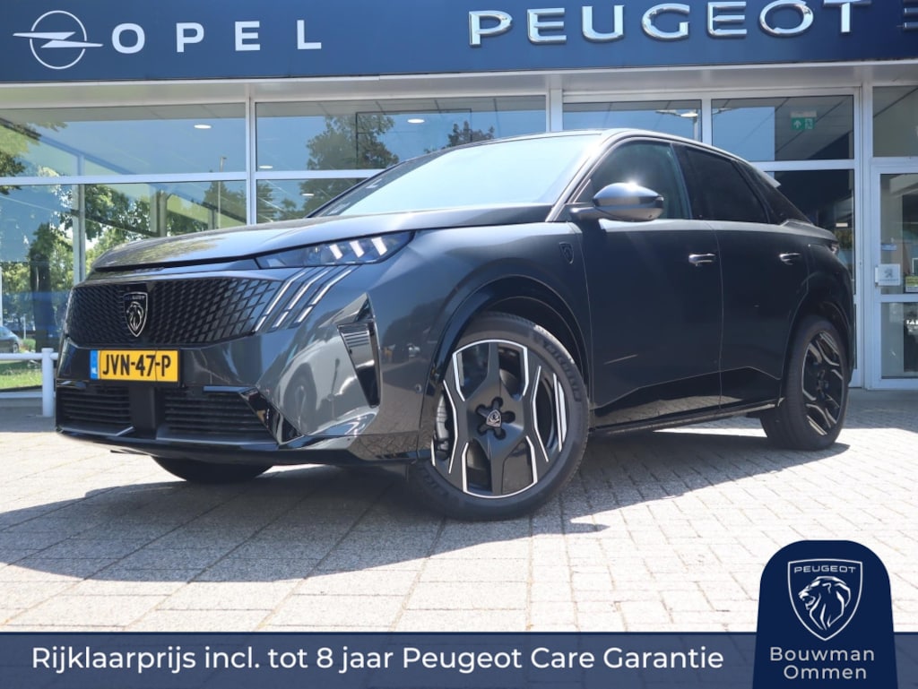 Peugeot E-3008 Launch Edition EV 73 kWh 325pk Dual Motor, Rijklaarprijs, Nappa Leder Panoramisch schuifdak Warmtepomp FOCAL HiFi