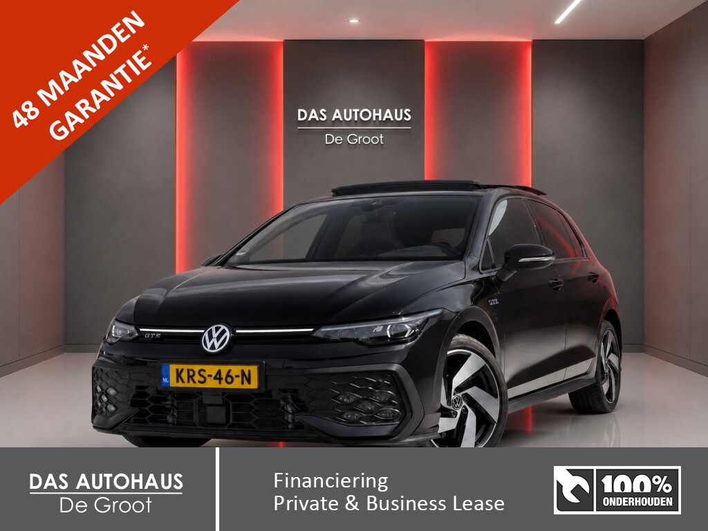 Volkswagen Golf 1.5 eHybrid 272pk GTE Black Style | Leer | Pano | 360 Camera