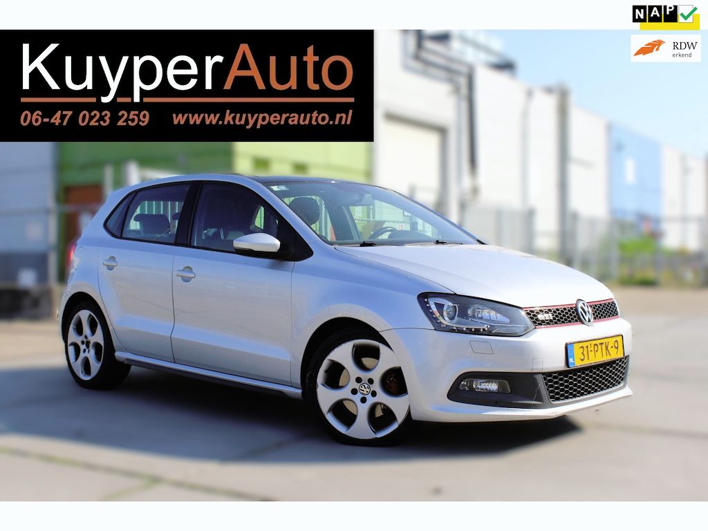 Volkswagen Polo 1.4 TSI GTI automaat 5 drs NAP PANO CRUISE VERW STOELEN AIRCO