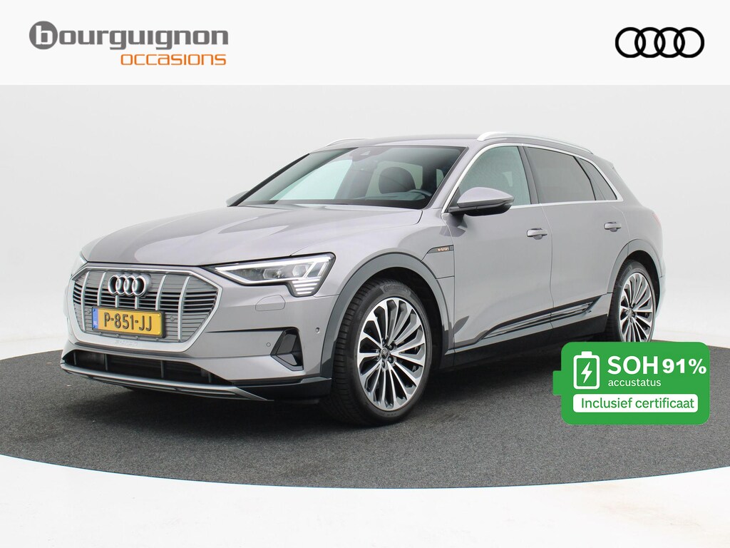 Audi E-tron 55 quattro Business edition Plus 95 kWh 409 Pk | S-Line Interieur | Afneembare Trekhaak | Head-Up Display | Stoelverwarming voor & achter | 4-Zone Airco | 21 Inch