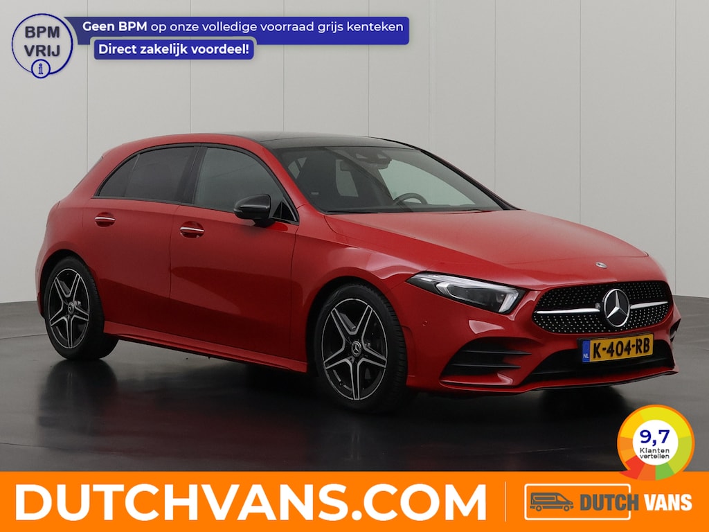 Mercedes-Benz A-klasse 200 AMG | Panorama | Led | Augmented | Widescreen | Elektrische stoelen | Leder-Alcantara