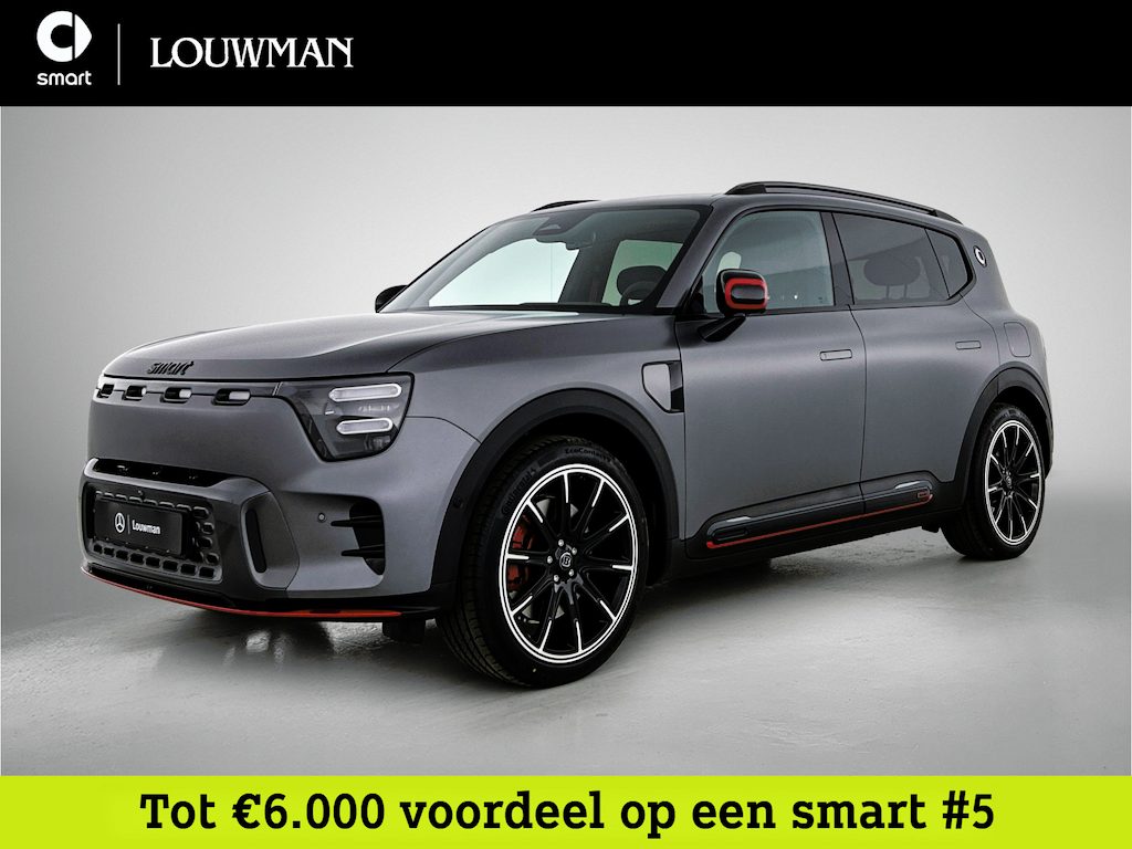smart #5 Brabus 100 kWh | Adapt. cruise control | Panoramisch dak | Warmtepomp | CyberSparksLED+ | Sennheiser®-audiosysteem | AR head-up display |