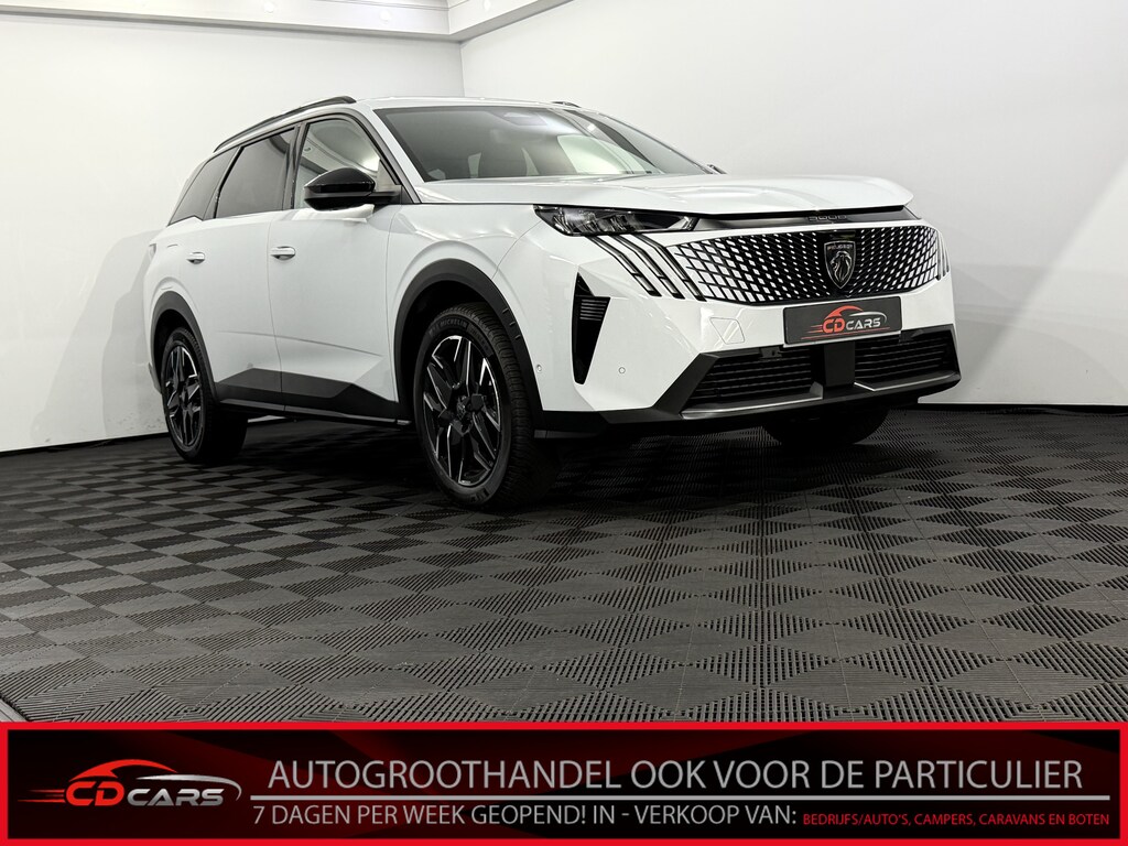 Peugeot 5008 1.2 Hybrid 136 Allure 7p 360 Camera, Navi, Cruise control adaptief, Keyless start, Half leder, Apple carplay, 19 Inch velgen, 1 jaar garantie