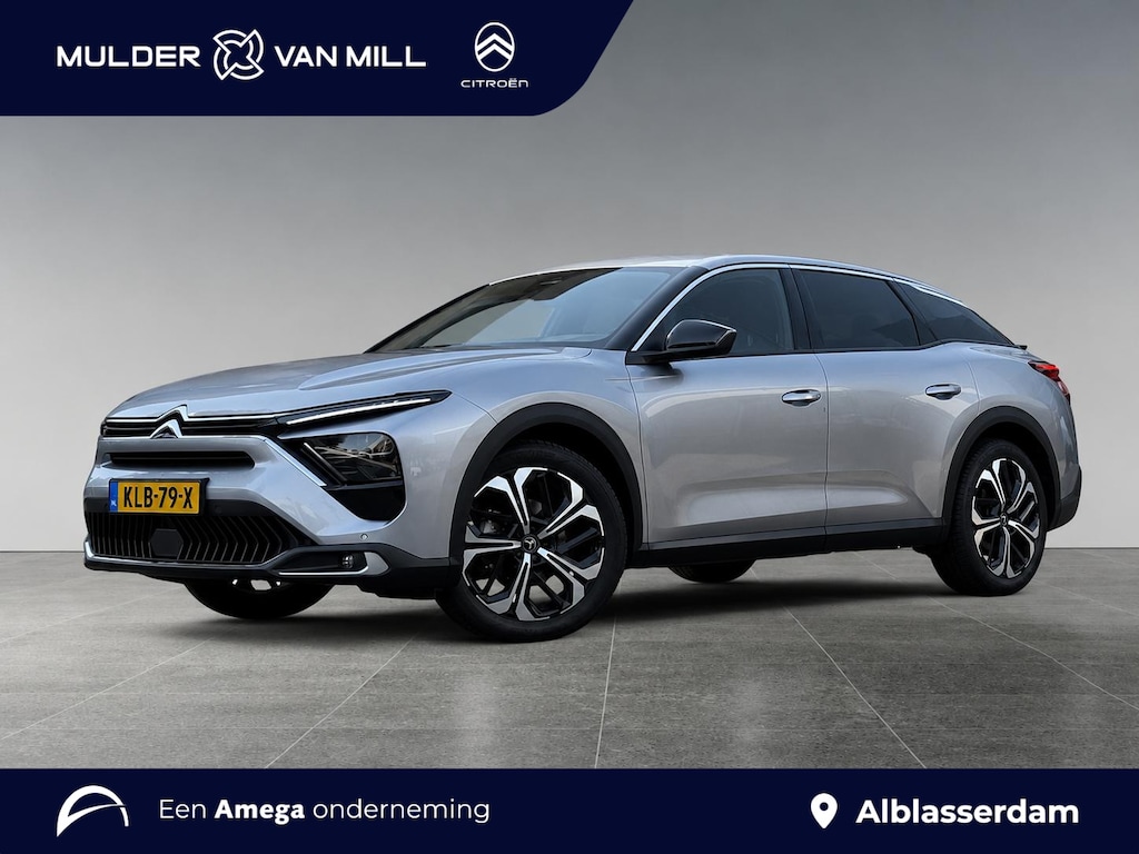 Citroën C5 X Plus 1.2 Turbo 130pk EAT8 | HEAD-UP DISPLAY | LEDER | ADAPTIVE CRUISE | KEYLESS ENTRY | STUUR + VOORRUITVERW. | NAVI | CAMERA |