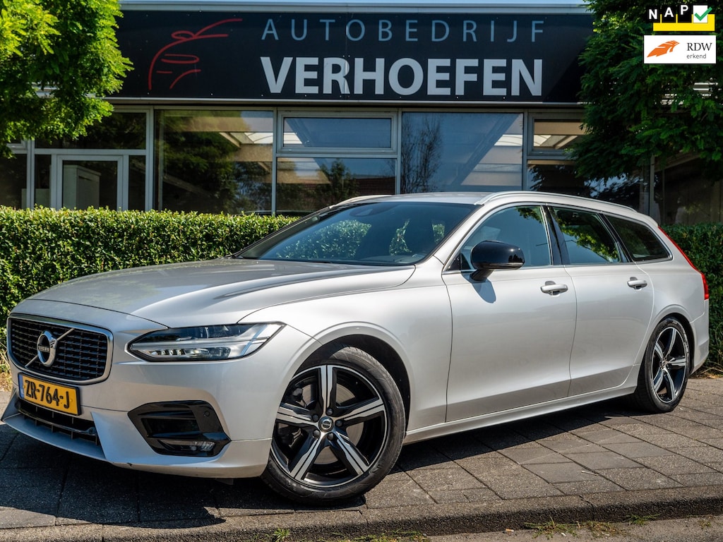 Volvo V90 2.0 T4 R-DESIGN SPORT | APPLE CARPLAY | HARMAN KARDON AUDIO | MEMORY SEATS | TREKHAAK | LEDER | LANE ASSIST | CRUISE