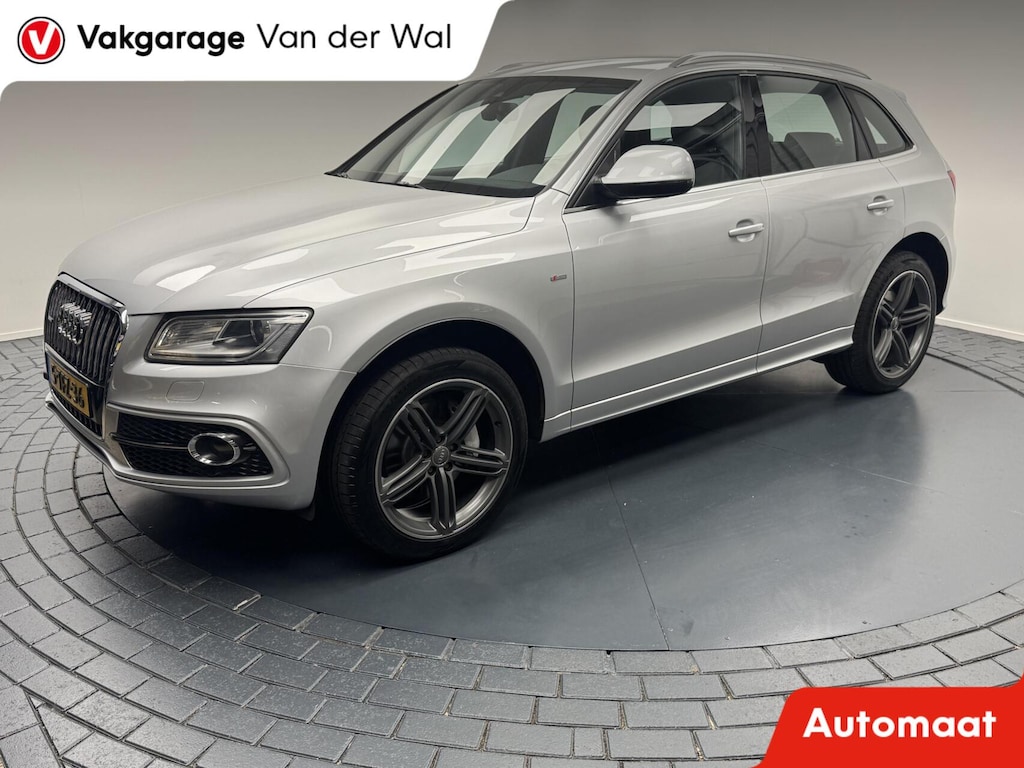 Audi Q5 3.0 TFSI Quattro S-Line Automaat-Trekhaak-Navigatie-Cr.contr-Clima-Leder-Stoelverwarming-Parkeersensoren-LED-Lm20''velgen-Elek.Klep