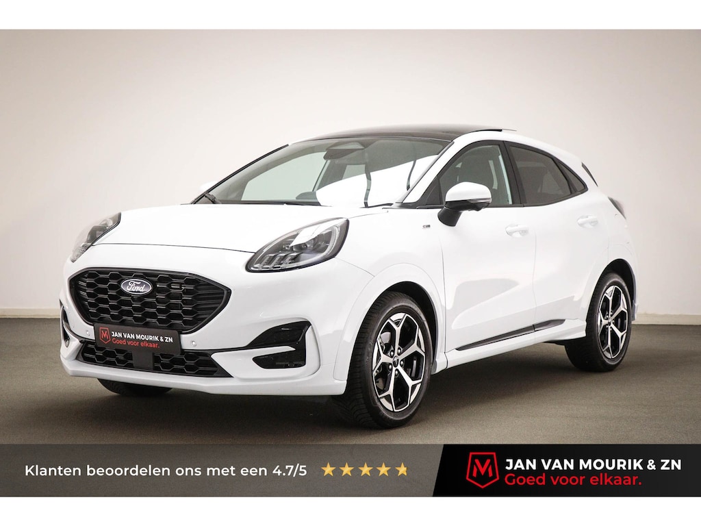 Ford Puma 1.0 EcoBoost Hybrid ST-Line X | WINTER / DRIVER ASSISTANCE- PACK | PANORAMADAK | DAB | APPLE | CAMERA | TREKHAAK | 17"