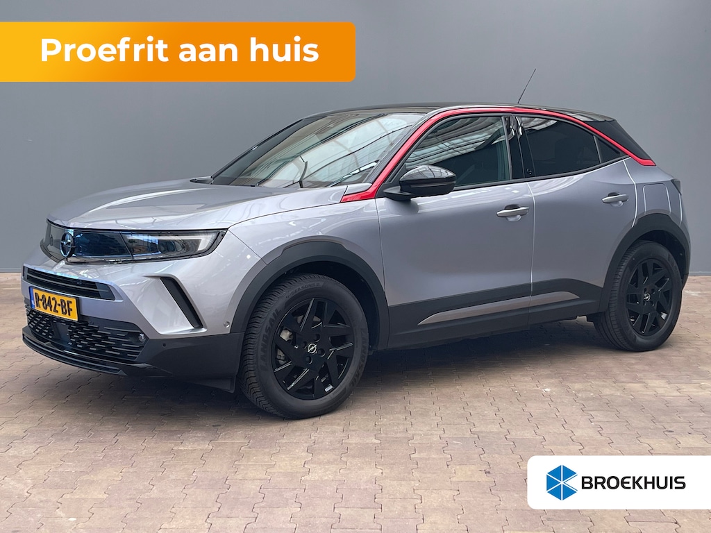 Opel Mokka-e GS Line 50-kWh Camera | LED | 18" Lichtmetaal | Carplay | Cruise | Climate | Parkeersensoren voor en Achter | Achteruitrijcamera | Afwijkende dakkleur | Apple Carplay/Android Auto|telefoonintegratie premium