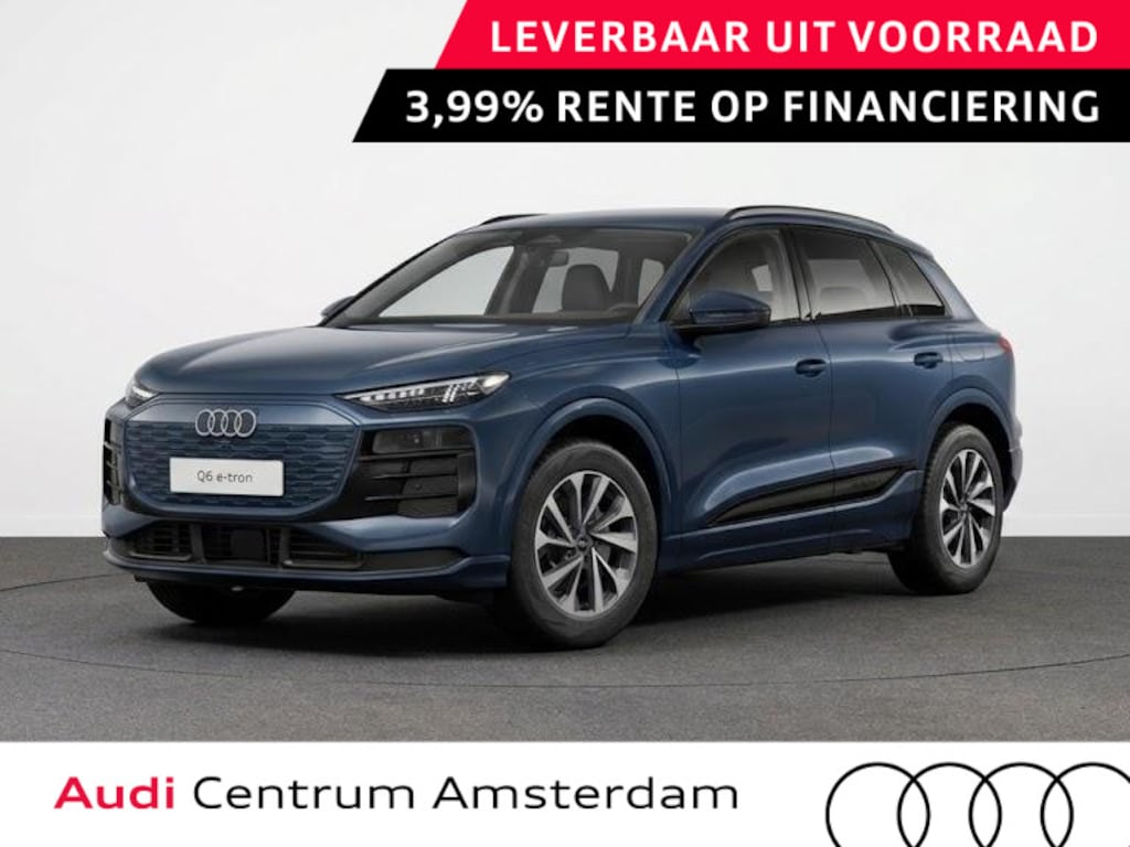 Audi Q6 e-tron Advanced edition e-tron 83 Kwh 252 pk | Trekhaak, mechanisch draaibaar | Warmtewerend glas donker tint | Sportstoel zwart leder-kunstl | Volledig in carrosseriekleur |