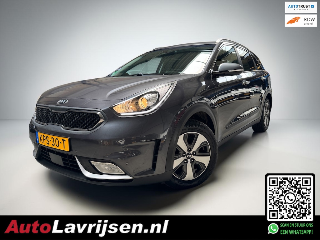 Kia Niro Hybrid First Edition NAVIGATIE/CAMERA CRUISE KEY-LESS PDC V+A ALL-SEASONS!!