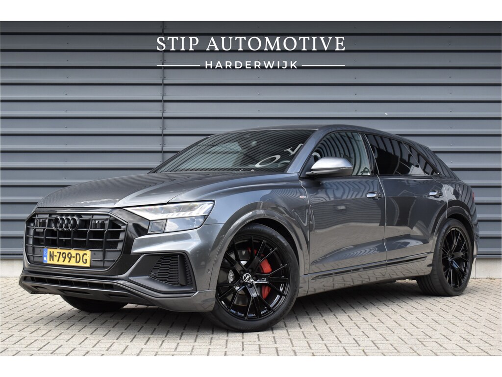 Audi Q8 55 TFSI e Quattro Pro Line S | ACC | RS-Seats | Head-Up | B&O | Softclose | 22'' Wielen | Stuurverwarming | Matrix | Nachtzicht |
