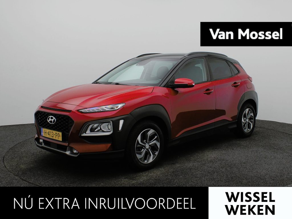 Hyundai Kona 1.6 GDI HEV Comfort Automaat | Navigatie | Achteruitrijcamera | Apple Carplay/Android Auto | Cruise control adaptief met Stop&Go | Trekhaak |