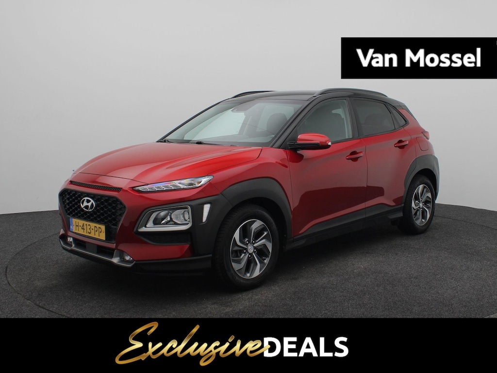 Hyundai Kona 1.6 GDI HEV Comfort Automaat | Navigatie | Achteruitrijcamera | Apple Carplay/Android Auto | Cruise control adaptief met Stop&Go | Trekhaak |